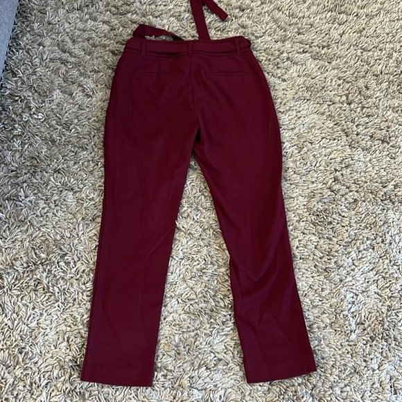 Women’s Size 2 Loft Burnt Red Straight Leg Pants, Inseam 26.5’’ - Picture 2 of 5